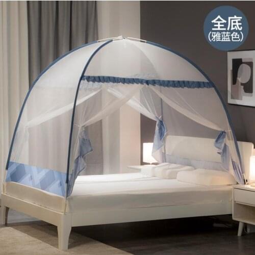 Large Space All Cover Home Dome Mosquito Tent Free-Installation Foldable Bed Net 1.8m 1.2m 1.5m with Bottom