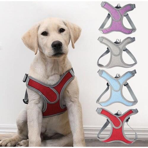 Dog Harness Vest Reflective Pet Chest Harness for Small Medium Dogs Soft Breathable Mesh Adjustable Pet Harness