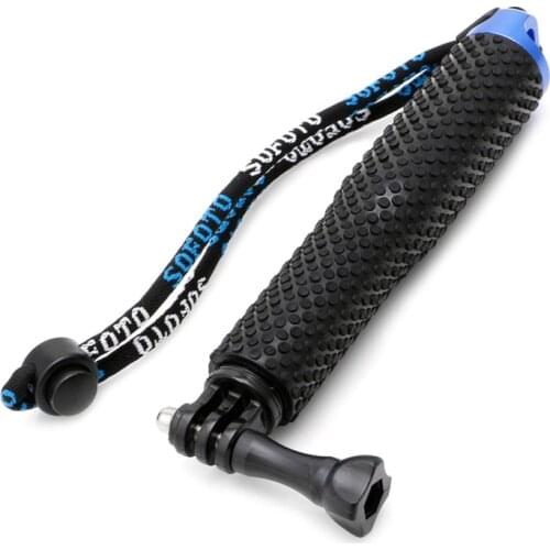 Extendable Pole Mini Selfie Stick Waterproof Blue Monopod For GoPro Hero 4/3/3