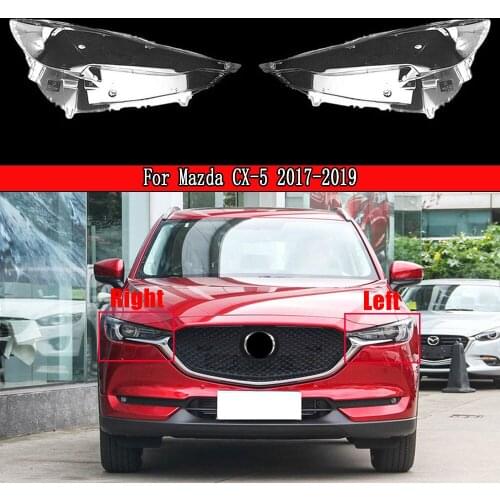 Car Headlight Lens For Mazda CX-5 2017 2018 2019 Car Headlamp Cover Replacement Lens Auto Shell Cover