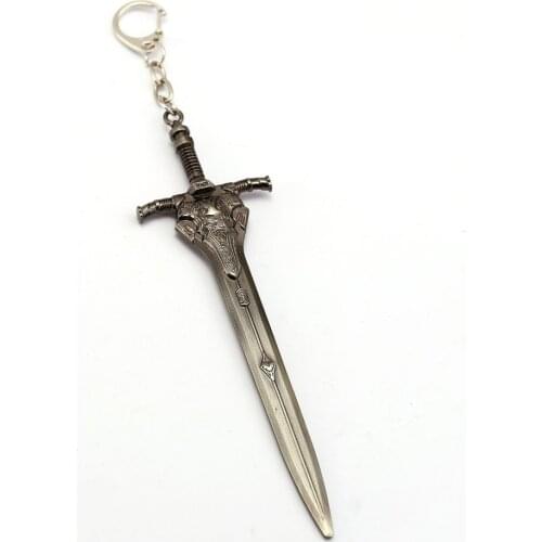 Hot Game Souls Dark 3 III Keychain Large Sword Metal Key Ring Holder Chaveiro Men Jewelry Car Keychains