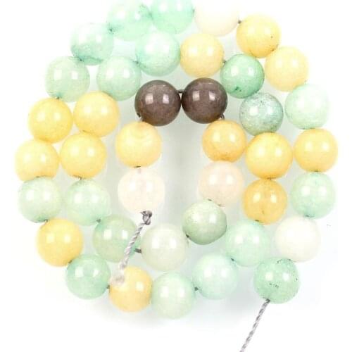 Natural Stone Multicolor Transparent Alabaster Charm Loose Beads For Jewelry Making Needlework Bracelet DIY Strand 6-10MM