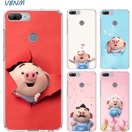 Pig Mans Case For Huawei Honor 30 30s Play4T 20 9X Pro 8X 10 lite 9A 8A 8C 8S 9 V30 Y5 Y6 Y7 Y9 2019 Cover