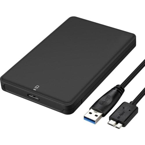 2.5inch External HDD Case Box Hard Disk Support 2TB SATA to USB3.0 USB2.0 SSD Enclosure Case 6T