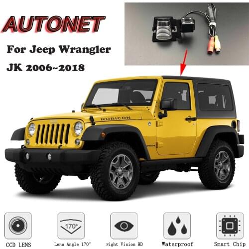 AUTONET Backup Rear View camera For Jeep Wrangler JK 2006~2018 Night Vision/license plate camera/parking Camera