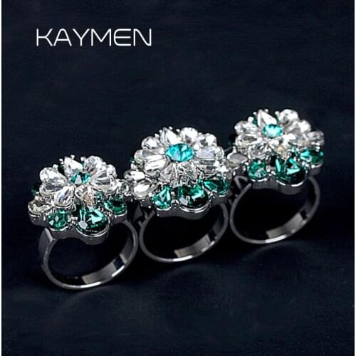 KAYMEN JEWELRY Rings With Crystals