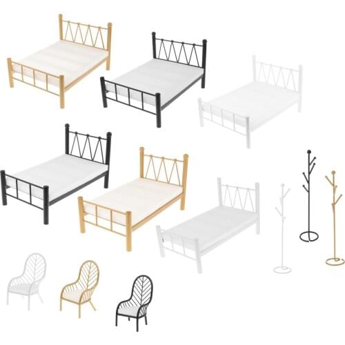 Metal Miniature Home Furniture Set for 1:16 Doll Children Toy Pretend Play