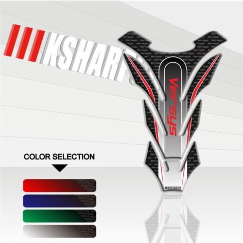 Motorcycle 3D fuel tank pad sticker protective decorative decal FOR KAWASAKI VERSYS Fishbone Protective Decals