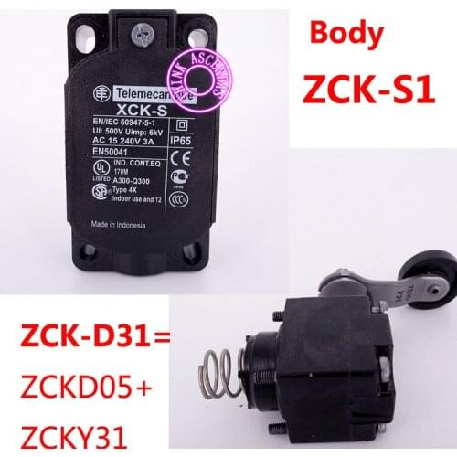 Limit Switch Original New XCKS131H29 ZCKS1H29 / XCKS131 ZCKS1 ZCK-S1 ZCKY31 ZCKD05 ZCKD31 / ZCKY31C ZCK-Y31C ZCKD05C ZCKD31C