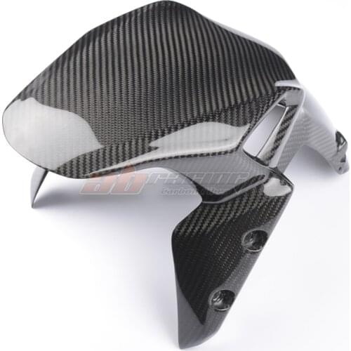 Front Tire Fender Hugger Mudguard Cover For Kawasaki Z900 2017-2020 Full Carbon Fiber 100% Twill