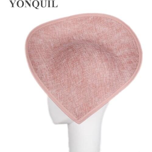 Peach Or Multiple Colors 30 CM Women Hair Fascinators Hats Bases For Church Derby Millinery Hats Hair Accessories 5Pcs/Lot SYB05