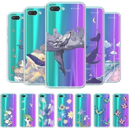 Transparent Case For Honor 10 Clear Cover For Honor 10i Soft Protective Case For Honor 10 Lite Fundas on Huawei Honor 10X Lite