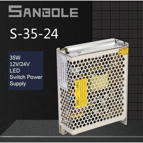 S-35-12 Switch Power Supply LED Light Box Display Mechanics High Quality Automation 35W Switching Mode 24V1.5A