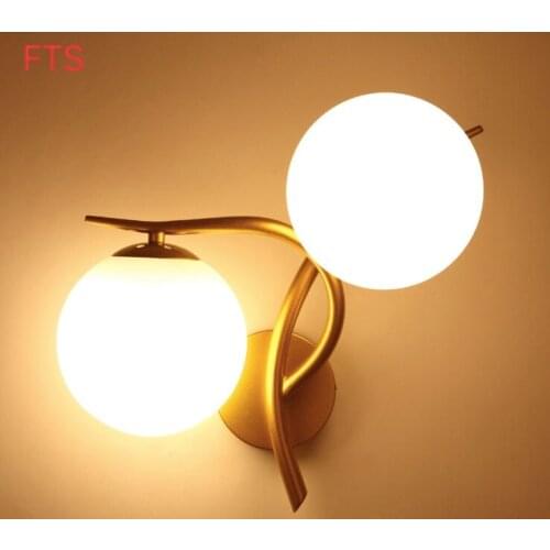 Modern minimalist wall lamp bedroom bedside light creative guest room balcony corridor lamp aisle staircase restaurant wall lamp