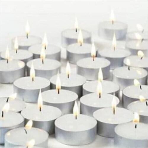 Candle Tealight 50 Pcs White
