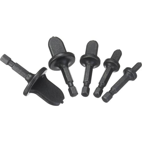 5Pcs Imperial Tube Pipe Air Conditioner Copper Pipe Durable Tube Pipe Expander Support Hex Shank Swaging Tools Drill Bit Set