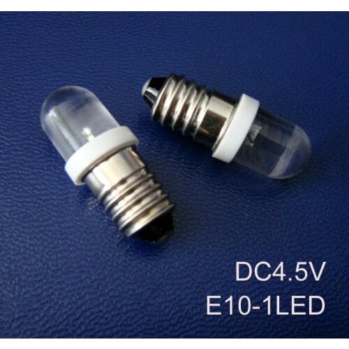 High quality,E10 4.5v light,E10 Signal light,E10 Indicator lamp,E10 Instrument light,E10 bulb 5v,E10 lamp,free shipping 10pc/lot