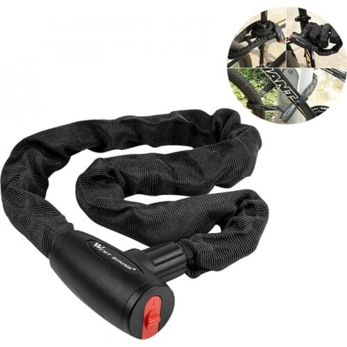 Bicycle Chain Lock Safety Anti-Theft Motorcycle Mtb Road Bike Lock Universal Lock with 2 Keys Cycling Bike Accessory Strong Safe