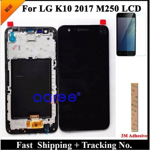 100% tested LCD For LG K10 2017 LCD For K10 2017 Display M250 M250N M250E M250DS Display LCD Screen Touch Digitizer Assembly