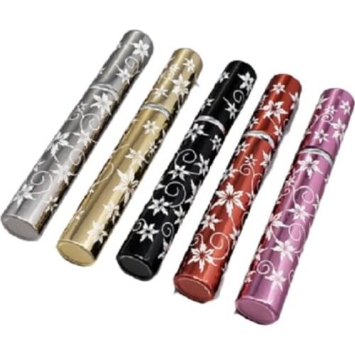 5ml Aluminum Perfume Bottle Empty Refillable Bottles Portable Glass Spray Bottle Cosmetic Container Packaging Bottle 30pieces