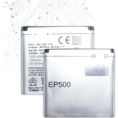 EP500 Replacement Battery For SONY ST17I ST15I SK17I WT18I X8 U5I E15i Wt18i Wt19i EP500 1100mAh +Tracking Number