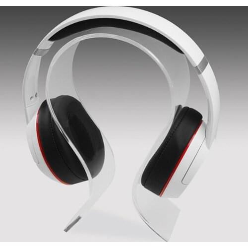 Acrylic Headphone Stand Bracket Earphone Display Holder Easily Carrying U Shaped 3mm Headset Lightweight Earphone Part