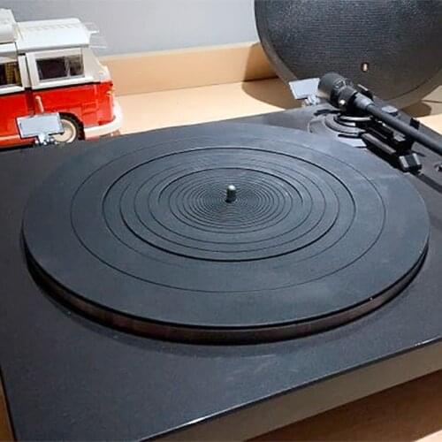 Anti-vibration Silicone Pad Rubber LP Antislip Mat for Phonograph Turntable Vinyl Record Players Accessories C7AA