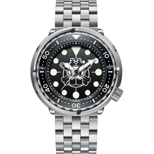 Steeldive SD1975P Stainless Steel 300M Waterproof Men Watch Luxury NH35 Mechanical Sport Male Wrist Watches Full Luminous 2021