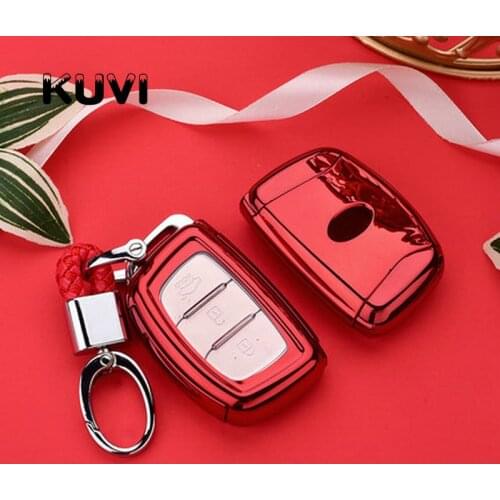 Hight quality Car Remote Key Holder Case Cover For Hyundai i20 i30 IX25 IX35 Tucson Verna Solaris Elantra Accent Car Styling