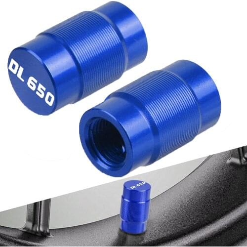For Suzuki DL650 V-Strom Vstrom 650 2013-2018 2014 2015 2016 2017 Motorcycle Wheel Tire Valve caps CNC Aluminum Airtight Covers