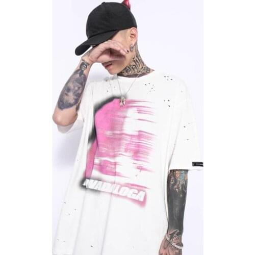 2021 Summer New Short Sleeve T-shirt Oversized Tshirts Mens And Womens Hip Hop Loose Fit High Quality Korean Fashion Clothes