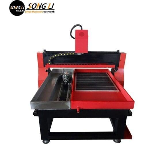 Songli Ncstudio /stepper motor/6090 3.2kw CNC 3d stone engraving machine/wood/metal/4-Axis micro-cnc engraving machine
