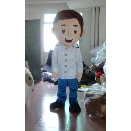 Cosplay costumes white boy Mascot Costume anime cosplay themed fancy dress costume Holiday special clothing