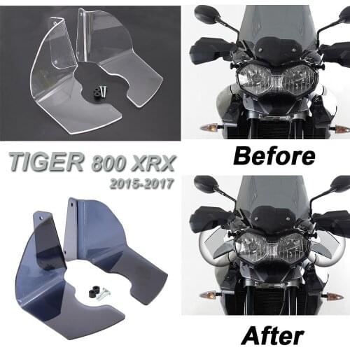 For TIGER 800 XRX 2015-2017 Motorcycle Shroud Windshield Windscreen Wind Deflector HandShield Handguard