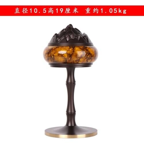 Pure Copper Boshan Stove Ornaments Incense Burner Sandalwood Home Decor Indoor Chinese Fengshui High-grade Insence Holder