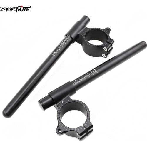 Motorcycle Universial 51mm Scale Fork Tube Clip On Handlebar For Aprilia RSV4 Factory / APRC / RF 09-16 For Kawasaki ZX-6R 09-12