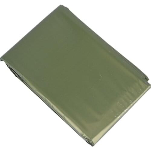 Outdoor WaterProof Emergency Survival Rescue Blanket Foil Thermal Space First Aid Gold Curtain Military Blankets Lightweight