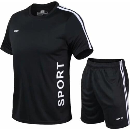 2021 New Mens Tracksuit Gym Fitness Sportswear Quick-drying Sport Suit Clothes Running Jogging Sports Wear Exercise Workout set