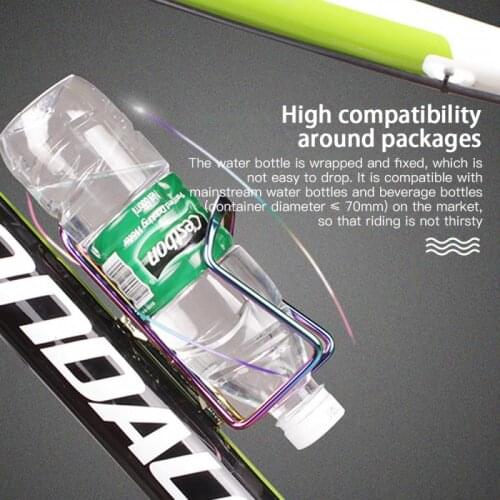Colorful Aluminum Alloy Kettle Rack For Bicycle Mountain Bike Water Cup Holder Riding Equipment Water Bottle Rack