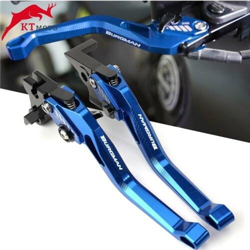 CNC Aluminum New Adjustable 3D Rhombus Motorcycle Brake Clutch Lever For SUZUKI AN 650 Burgman 2003-2020 AN650 AN650Z