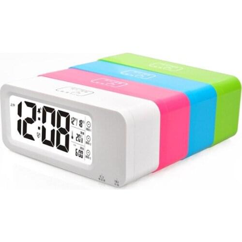 Touch Charge Clever Clock Student Aged Mute Clock Electronics Alarm Clock Multi Group Working Day