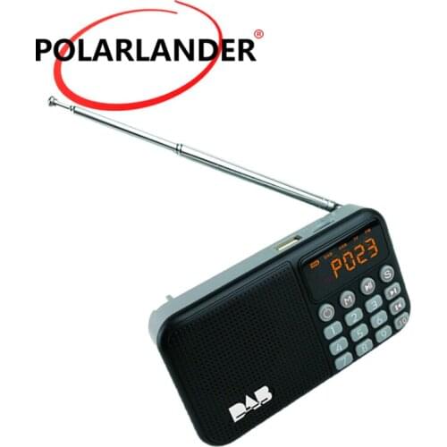 TF Card U Disk MP3 Music Player Bluetooth BT 4.0 Speaker Digital Radio Mini DAB/DAB+ 3W Portable FM Receiver