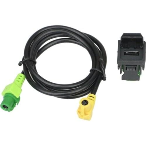 USB AUX Switch Cable Harness RCD510 RNS315 For VW For Golf MK6 For Jetta MK5 For Sagitar For Polo