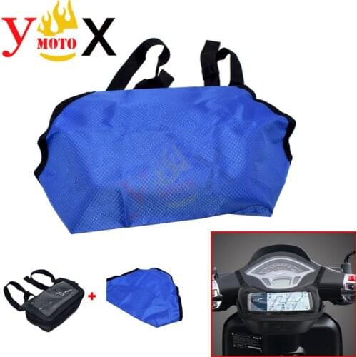 Scooter Waterproof Earphone Bag Drag Bar Storage Bag Navigation Case For Vespa CT250 RT3 Honda X-ADV750 SUZUKI Yamaha TMAX ATV