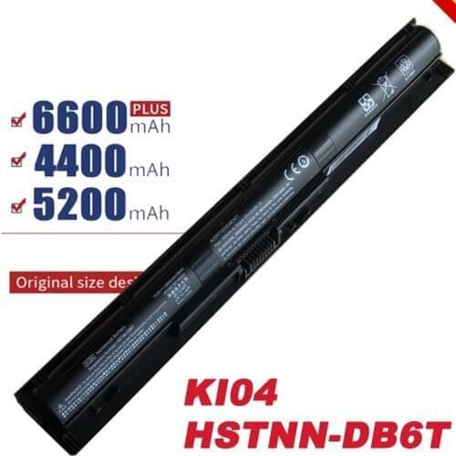 4Cell KI04 Battery for HP Pavilion 15-ab292nr 14-ab000 17-g000~17-g099 HSTNN-DB6T/LB6R HSTNN-LB6S/LB6T 800049-001 free shipping