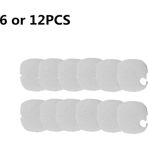 6 or 12PCS Compatible White Fine Filter Pads Fit for Sunsun HW 507AB 702AB Canister Filter