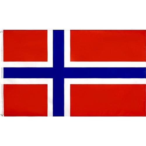 90x150 cm Kongeriket Noreg Norge nor no norway flag For Decoration