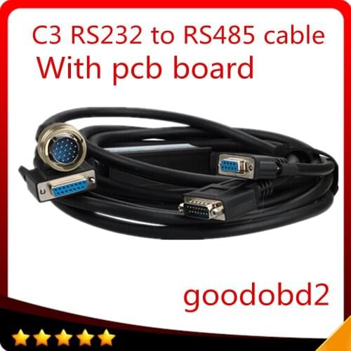DCI RS232 to RS485 Cable with Cooper material For mb star c3 Diagnostic Tool RS485 Cable for MB STAR C3
