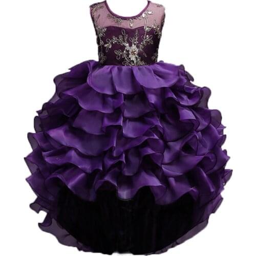 Baby Girls Tutu Train Dress Sequin Embroidered Kids Dresses for Evening Party Ball Gown Halloween Costume 2 4 6 8 10 12 13 15T