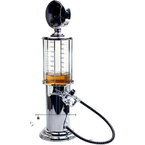 Unique Design Beer Dispenser Double Gun Heads Beverage Dispenser Gas Station Shape Drink Beer Machine For Bars Hotels Tea House